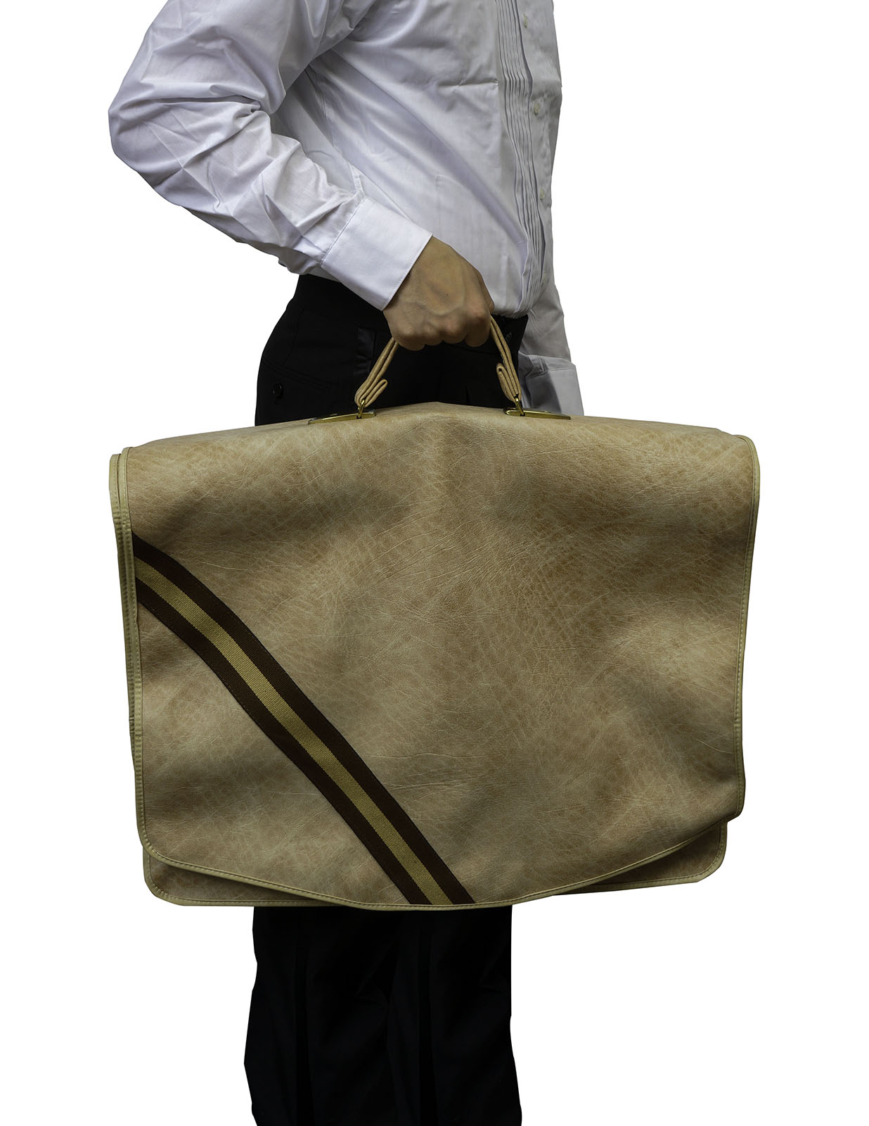 NEW Mens Suit Garment Travel Suit BAG TAN | eBay