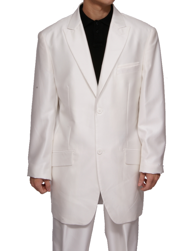 Mens 2B 150s Cream Sharkskin Dress Suit 48L 48 Long New
