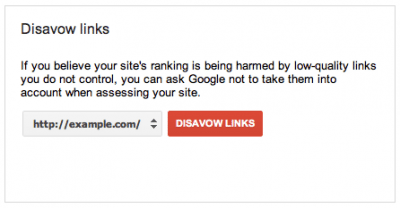 Google Disavow Links