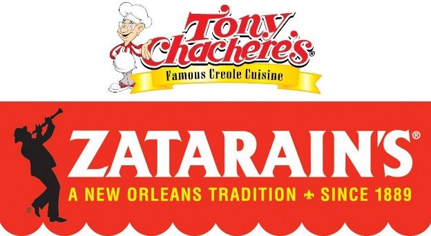 Tony Chacheres and Zatarains Logos