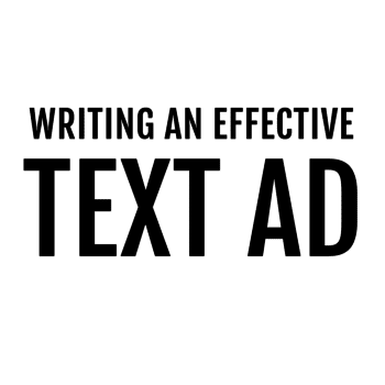 Writing Effective Text Ad