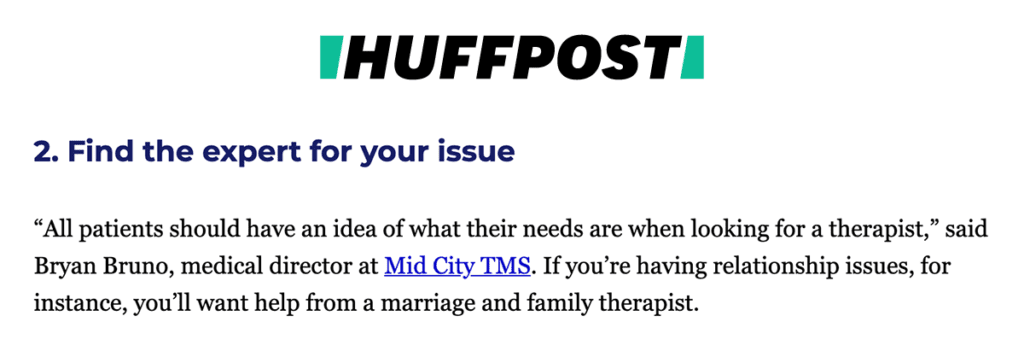 MidCity TMS featured in Huffpost