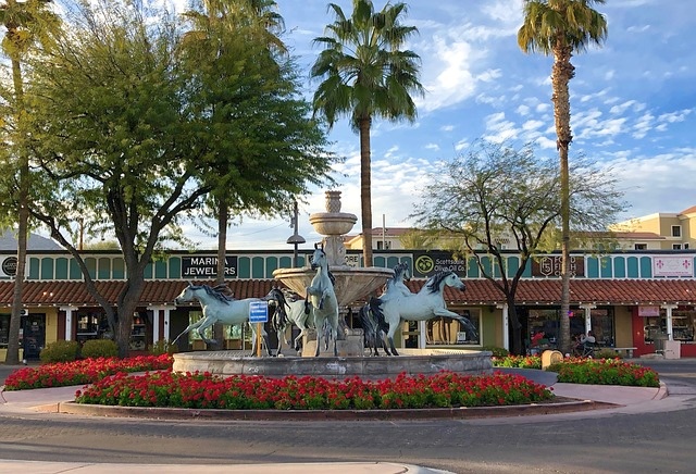 Scottsdale Arizona fountain
