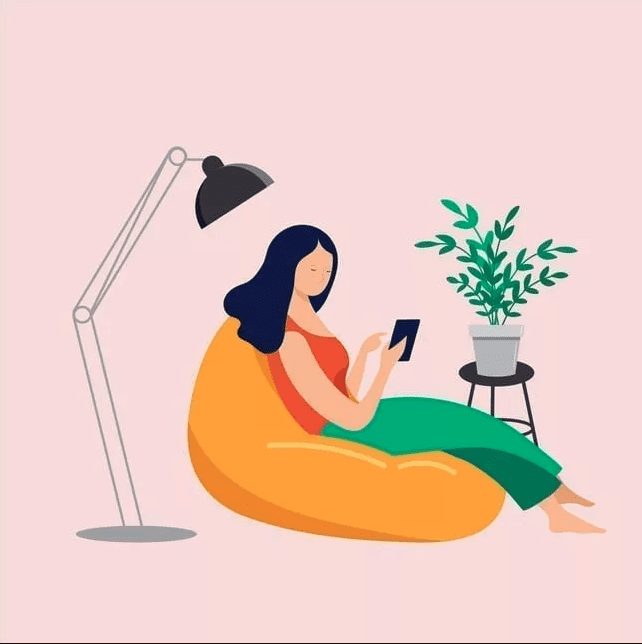 Work From Home Illustration