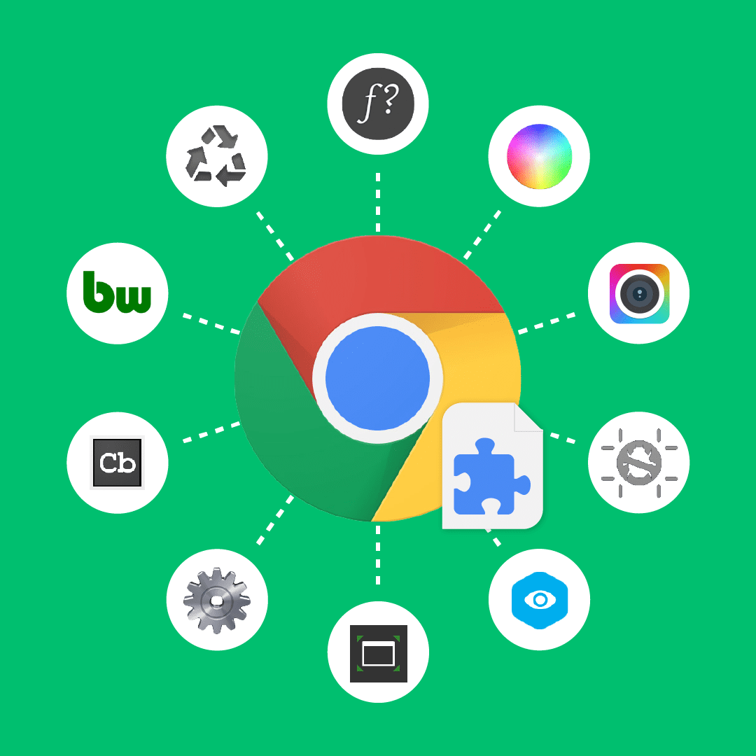 Chrome extensions with icons