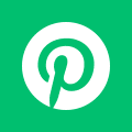 Green Square Pinterest Icon