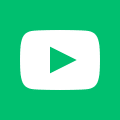 Green Square YouTube Icon