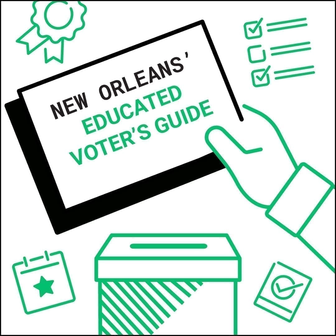 New Orleans' Educated Voter's Guide with ballot