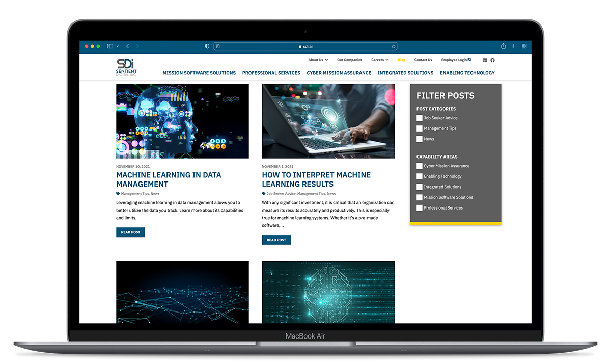 SDi's new blog feed