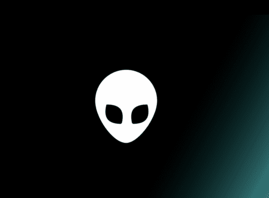 A minimalistic illustration of an Alien head