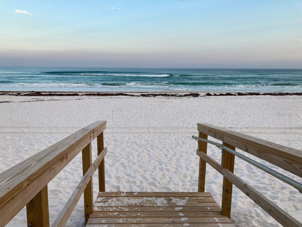 Deck at the beach in Pensacola, Florida