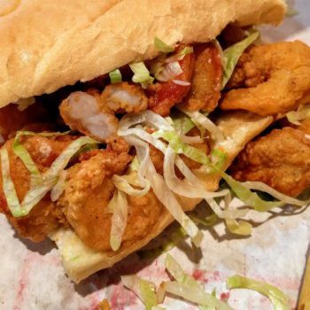 Louisiana Fried Shrimp Po-Boy