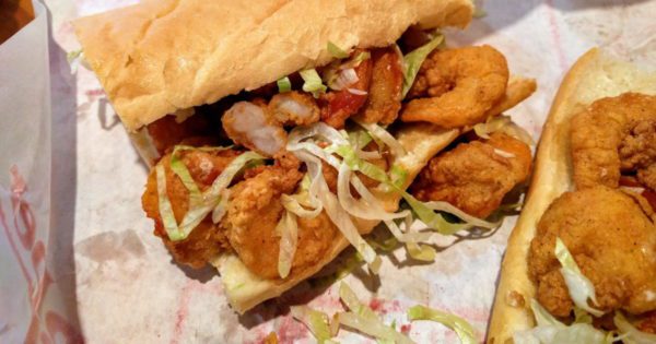 Louisiana Fried Shrimp Po-Boy