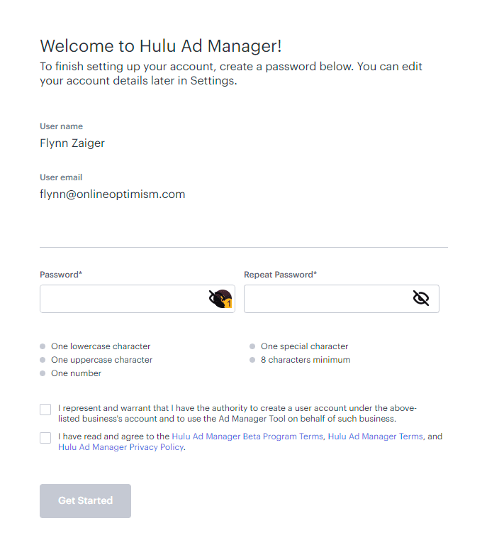Welcome to Hulu Ad Manager