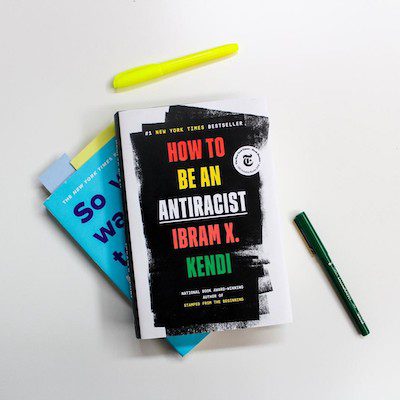 Our second DEI book club book, How to Be an Antiracist, which aligned with the goals for our diversity and inclusion book club