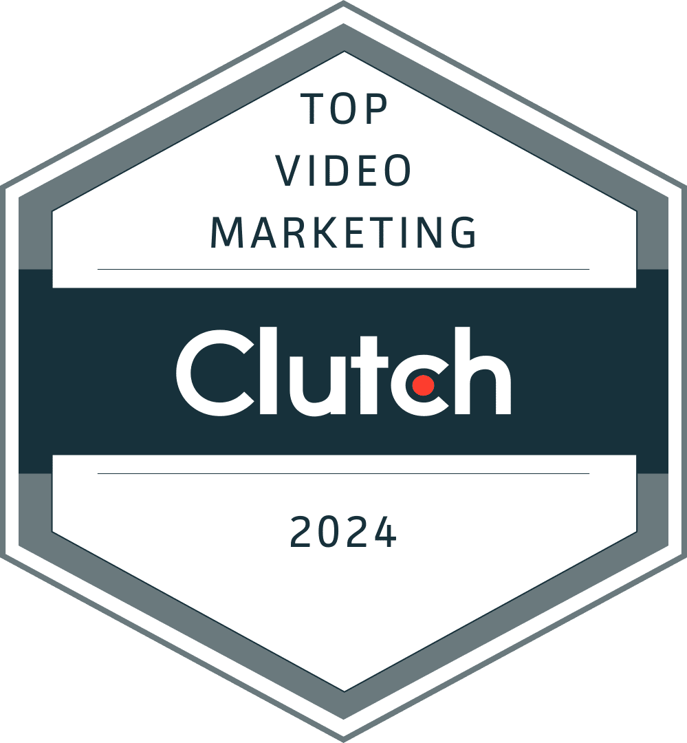 Top Video Advertising Clutch Badge